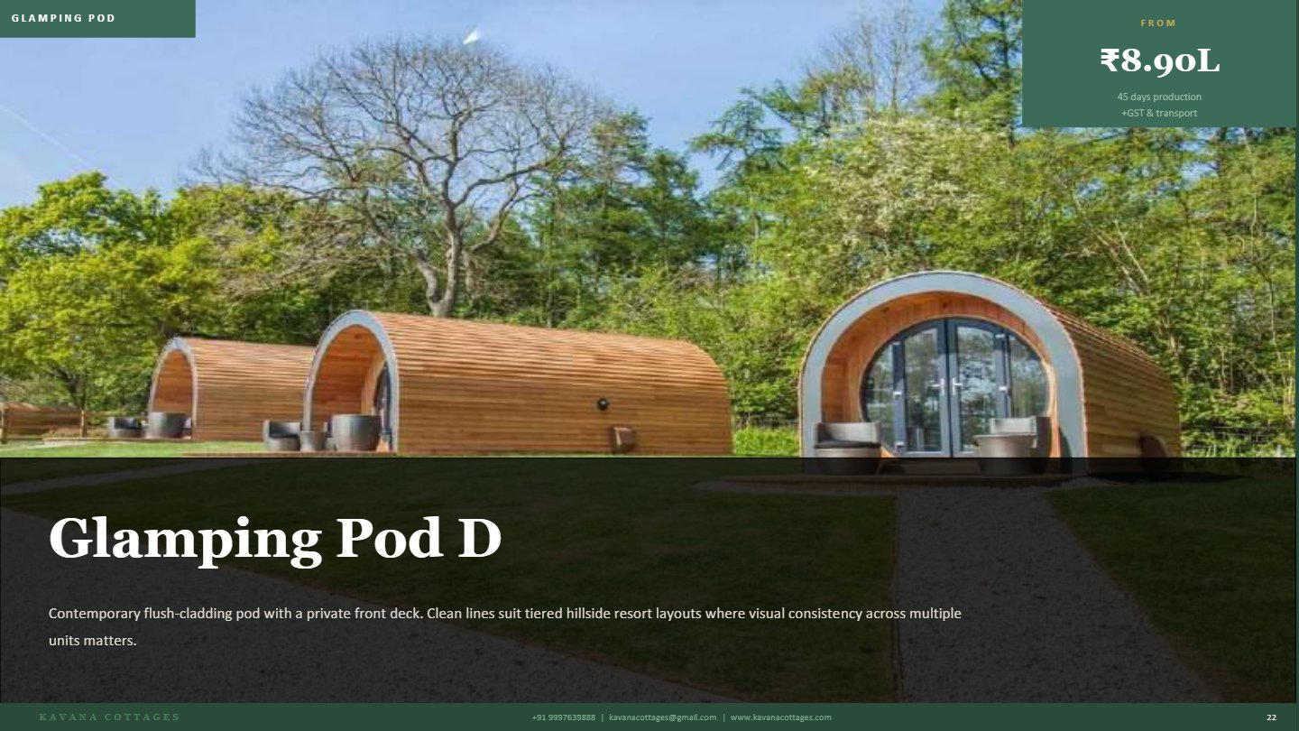 Glamping Pod D