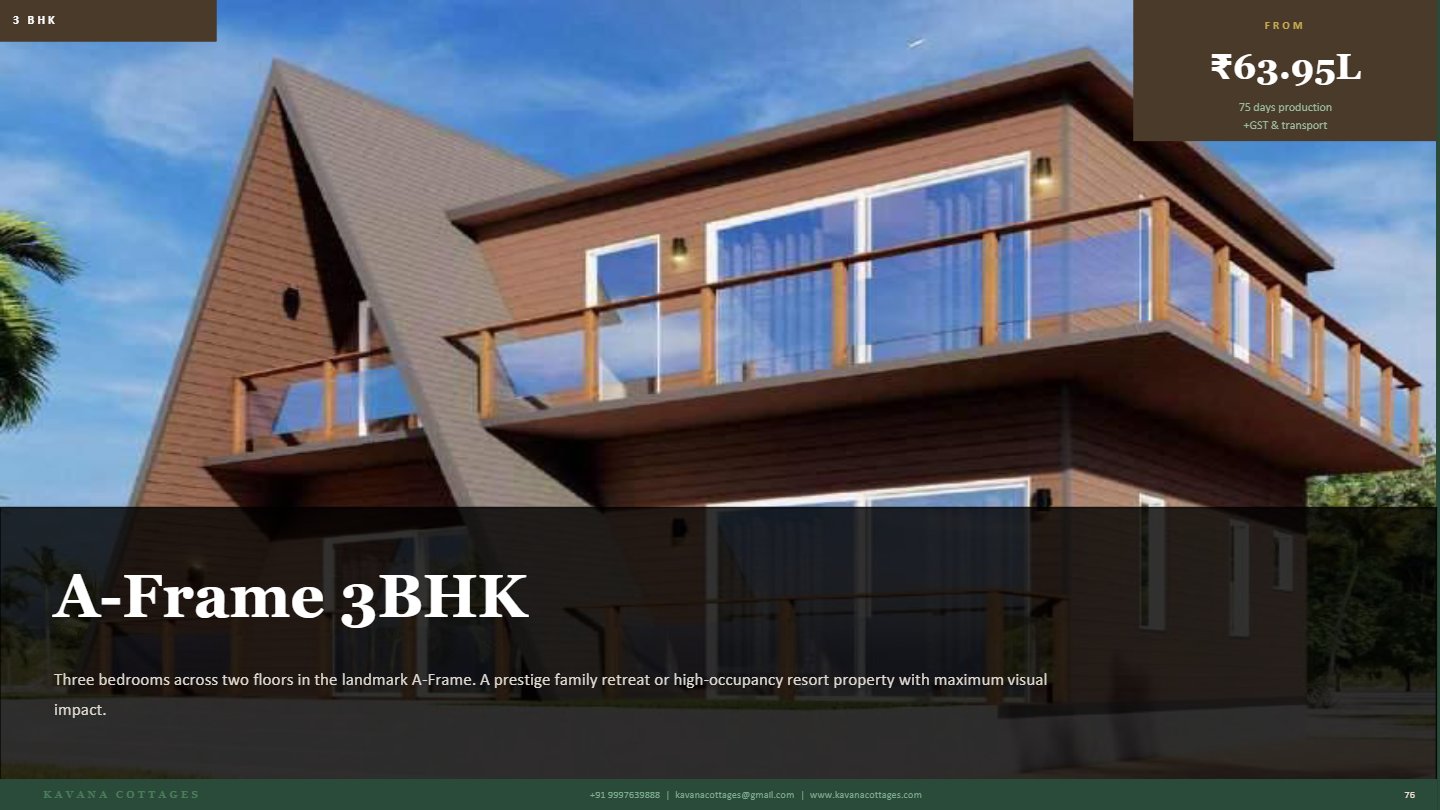 A-Frame 3BHK