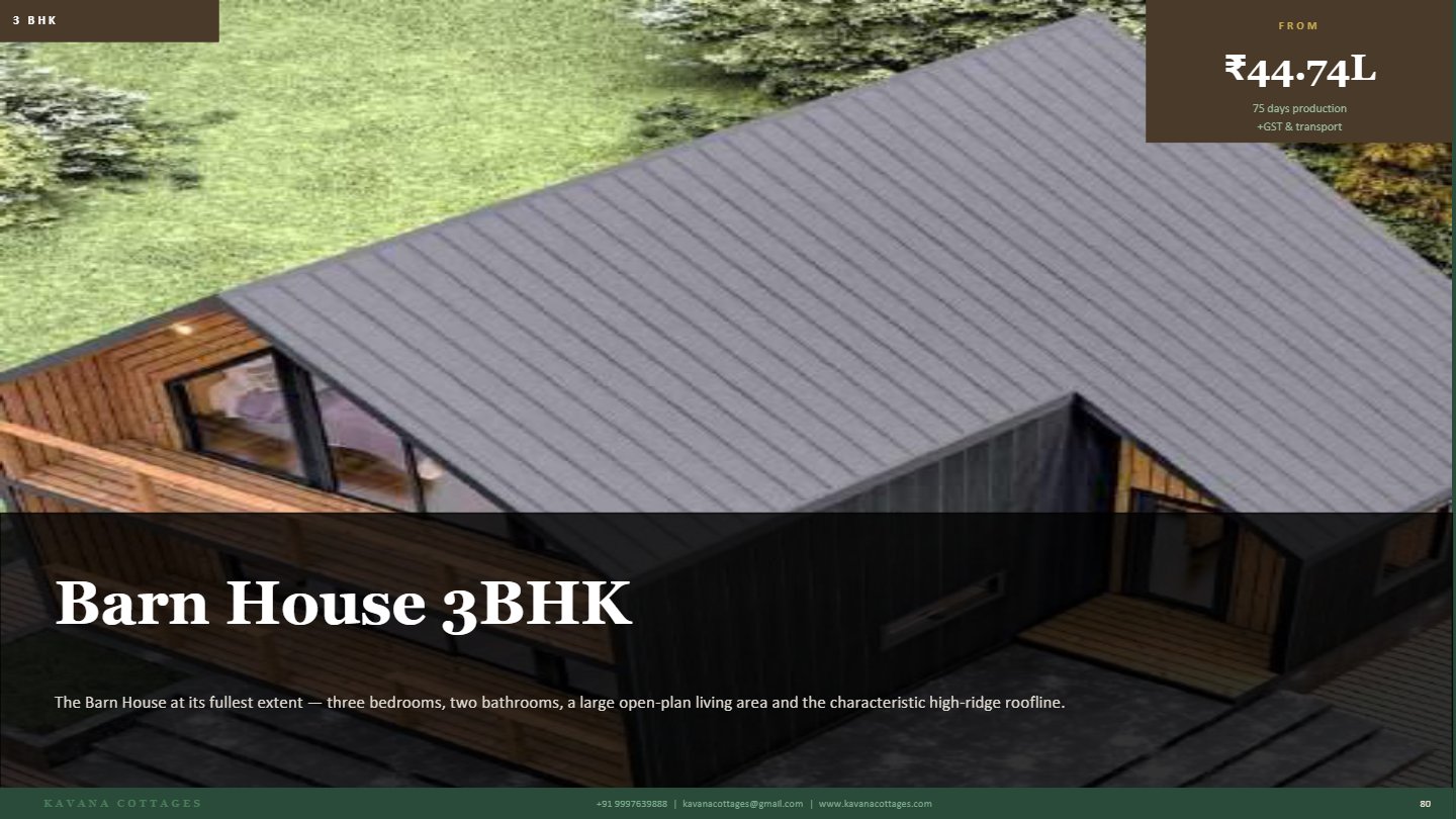 Barn House 3BHK