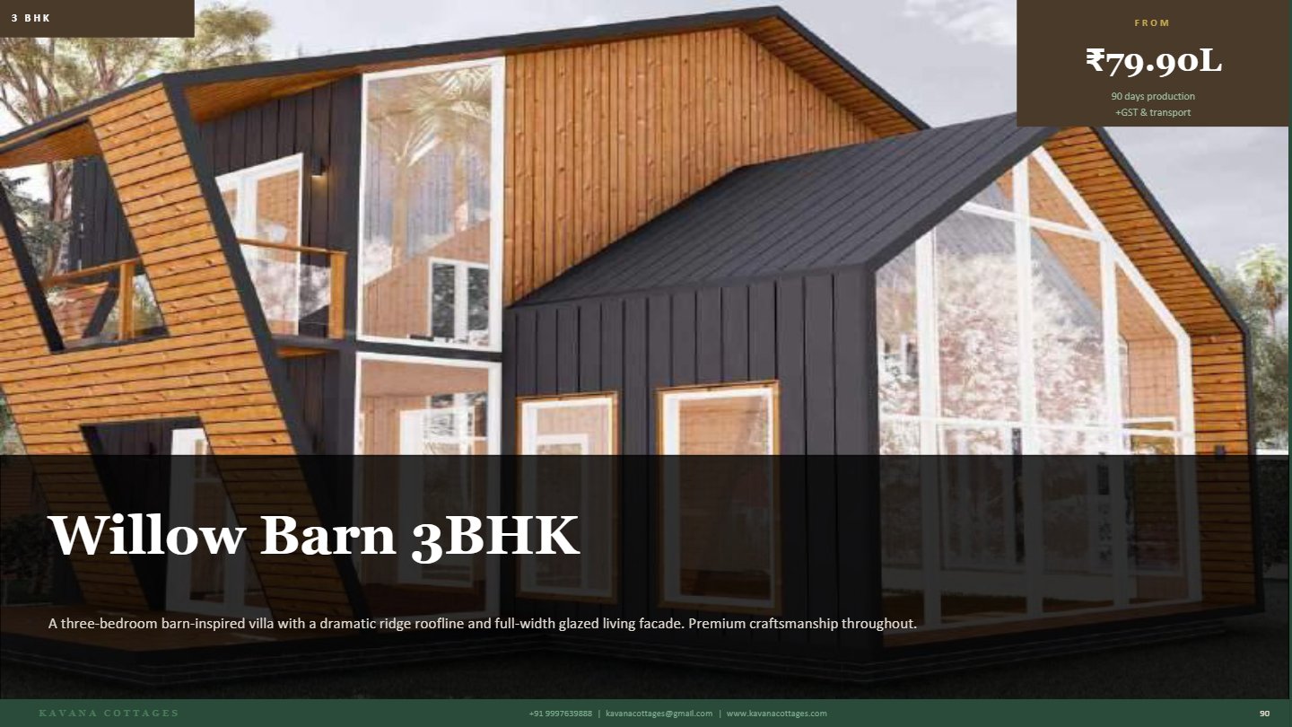 Willow Barn 3BHK