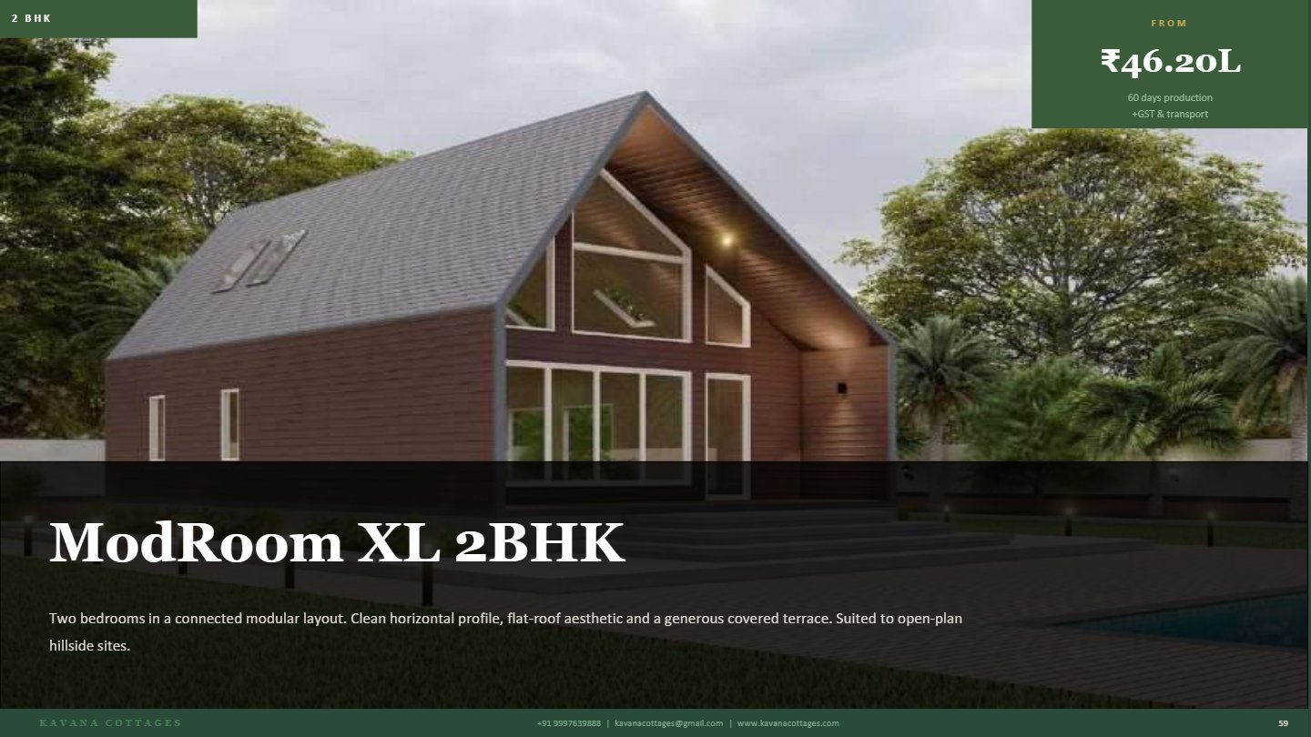 Timberline XL 2BHK